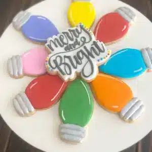 Christmas Light Platter